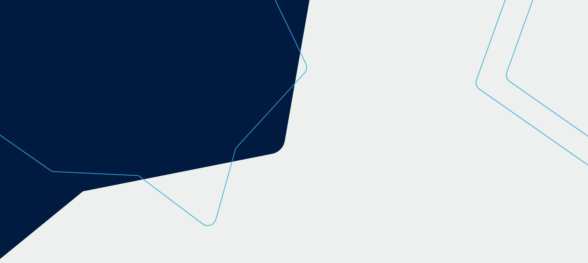 Ilustração de background para header do site da GUIGS, com formas variadas em tons de azul